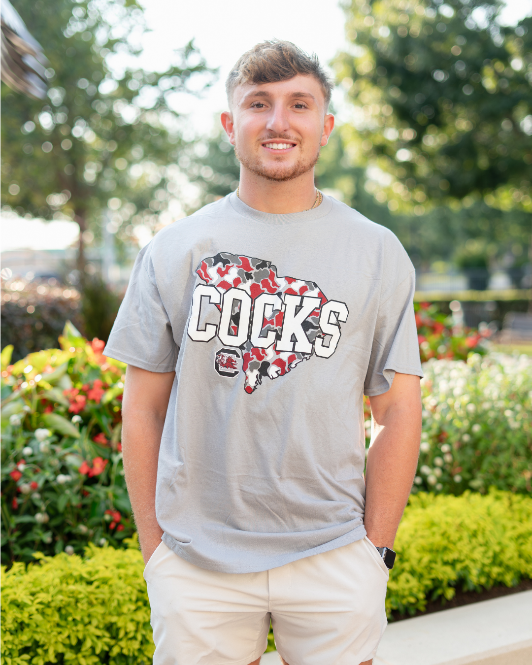 Cocks Duck Camo State T-Shirt – Gravel