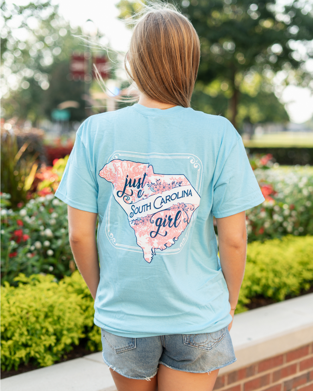 Just a South Carolina Girl T-Shirt – Sky
