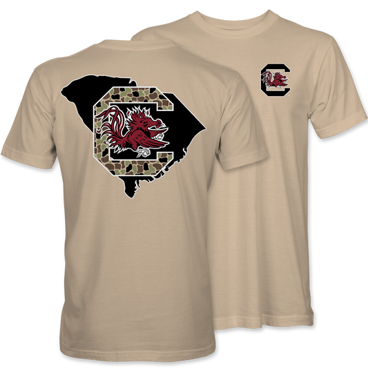 Block C Camo State - Tan