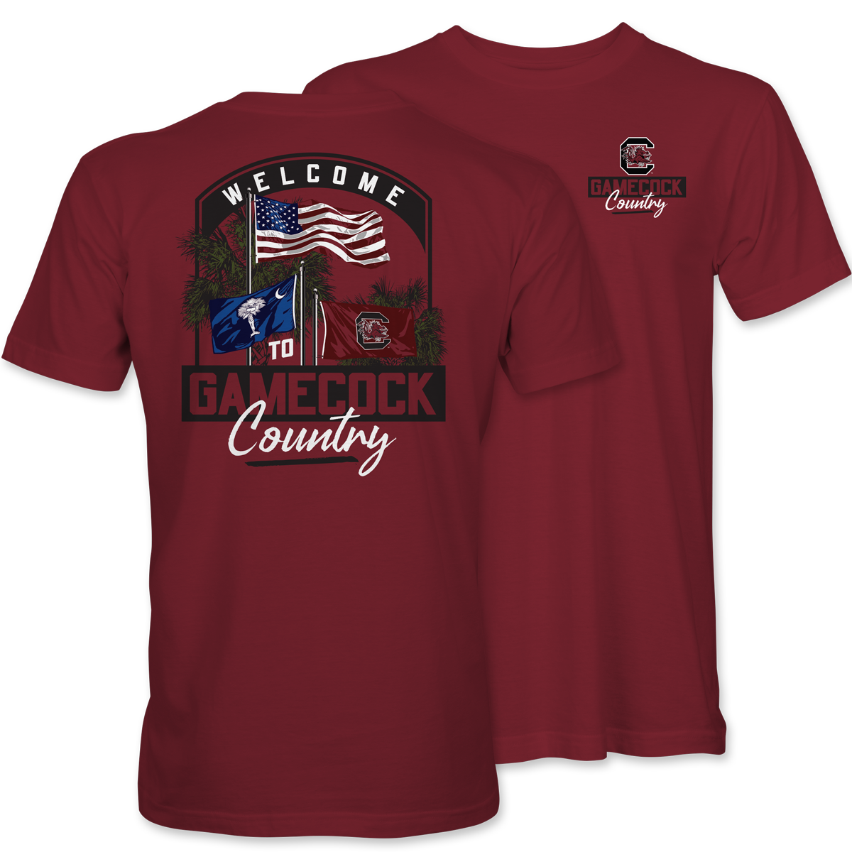 Gamecock Country T-Shirt – Garnet