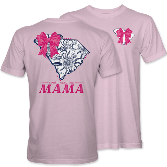 South Carolina Mama T-Shirt – Light Pink