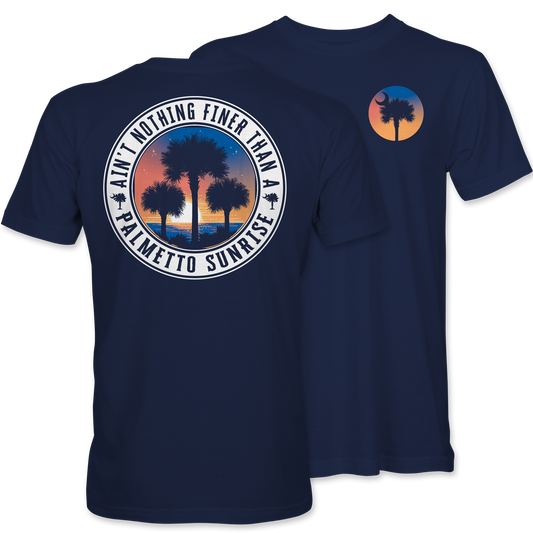Palmetto Sunrise T-Shirt – Navy