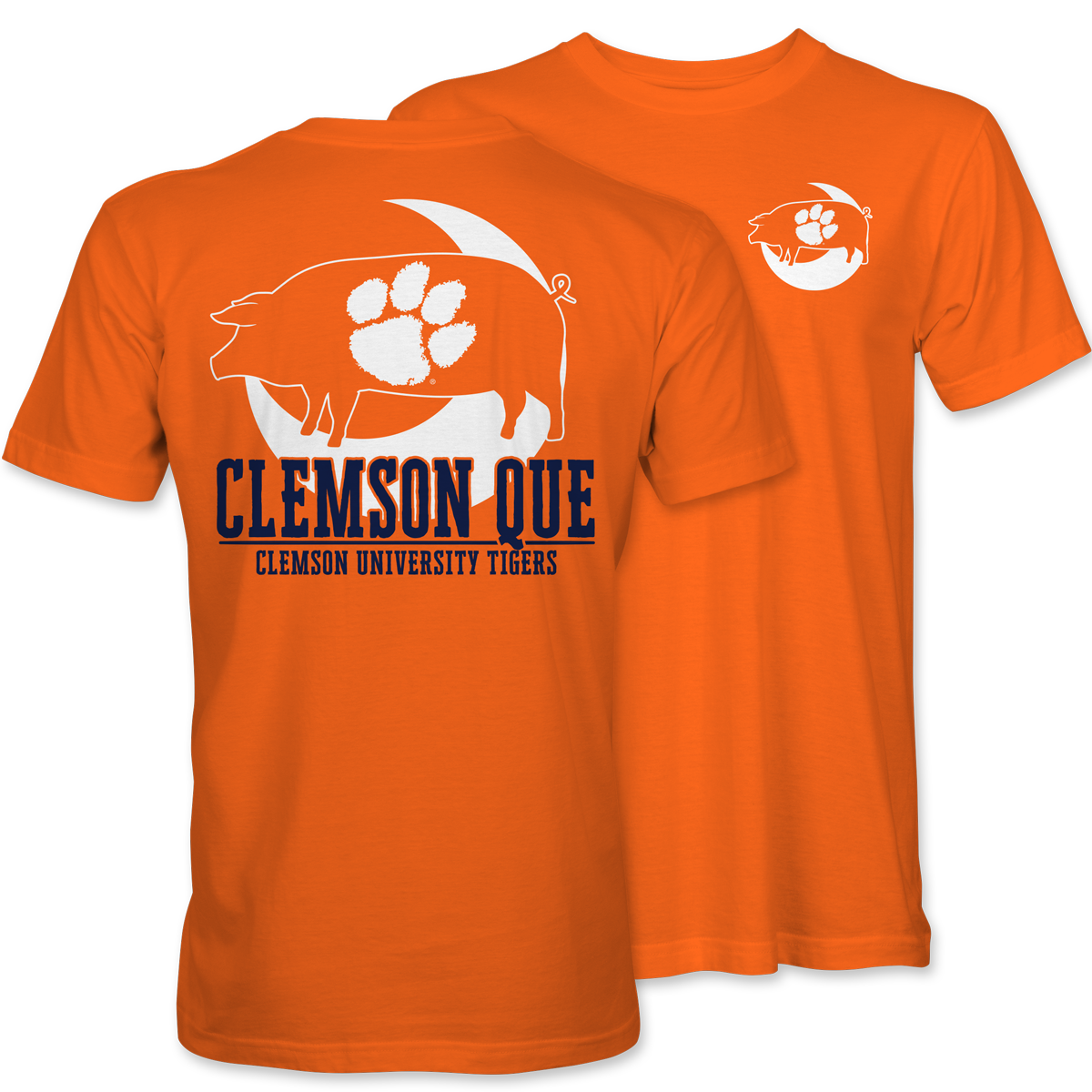 Clemson Que Pig T-Shirt – Clemson University Tigers | Orange