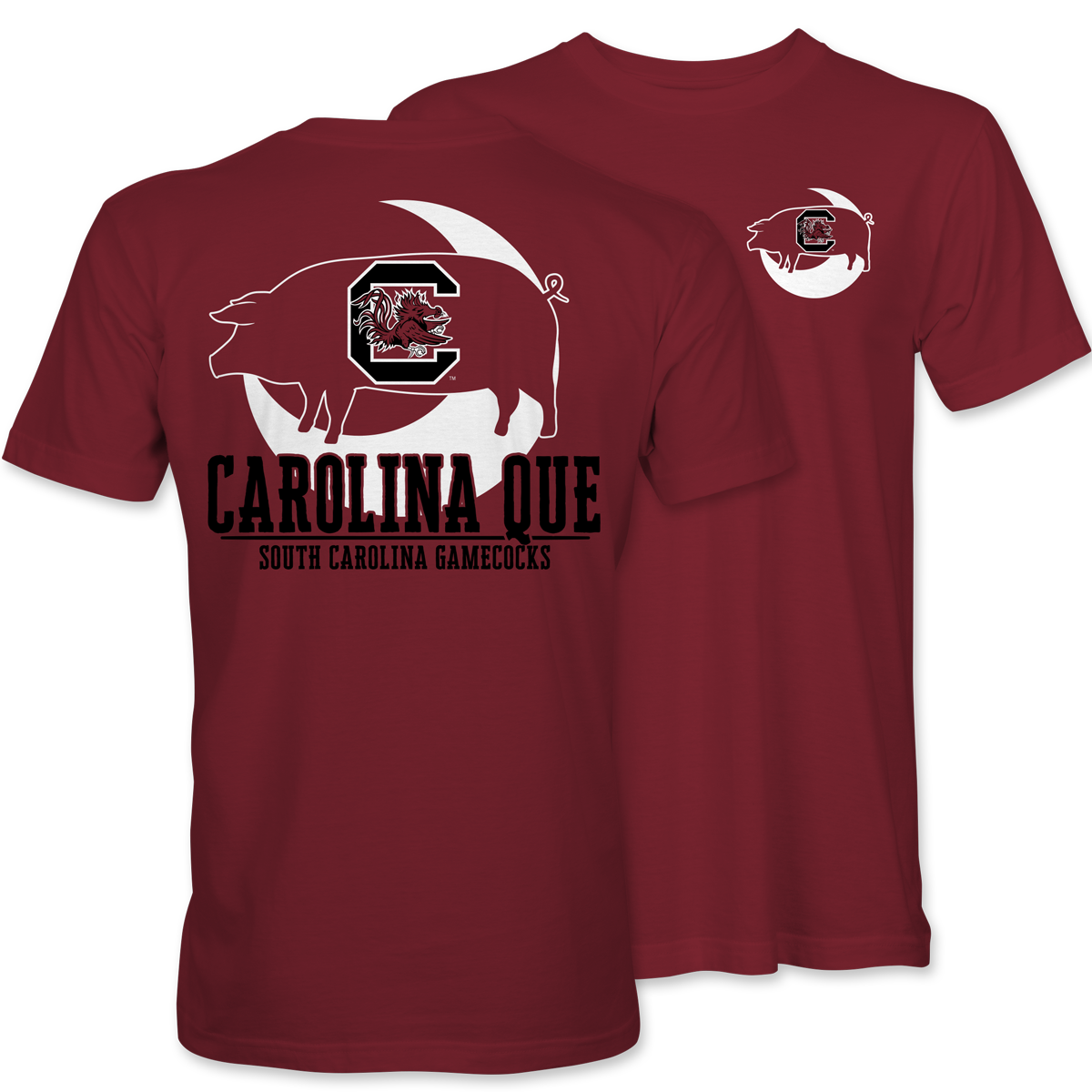 Carolina Que Gamecocks T-Shirt – Garnet