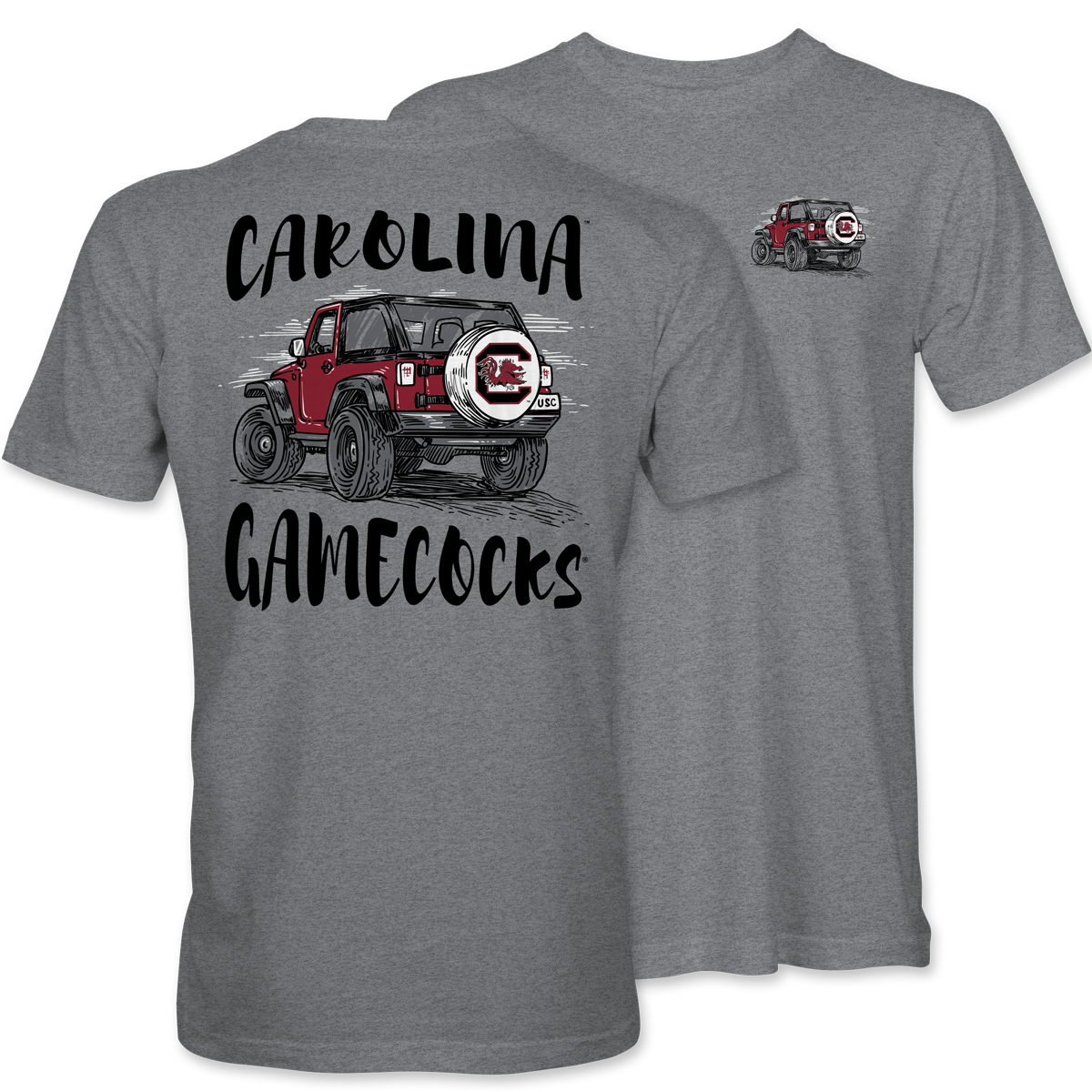 Carolina Gamecocks Jeep T-Shirt