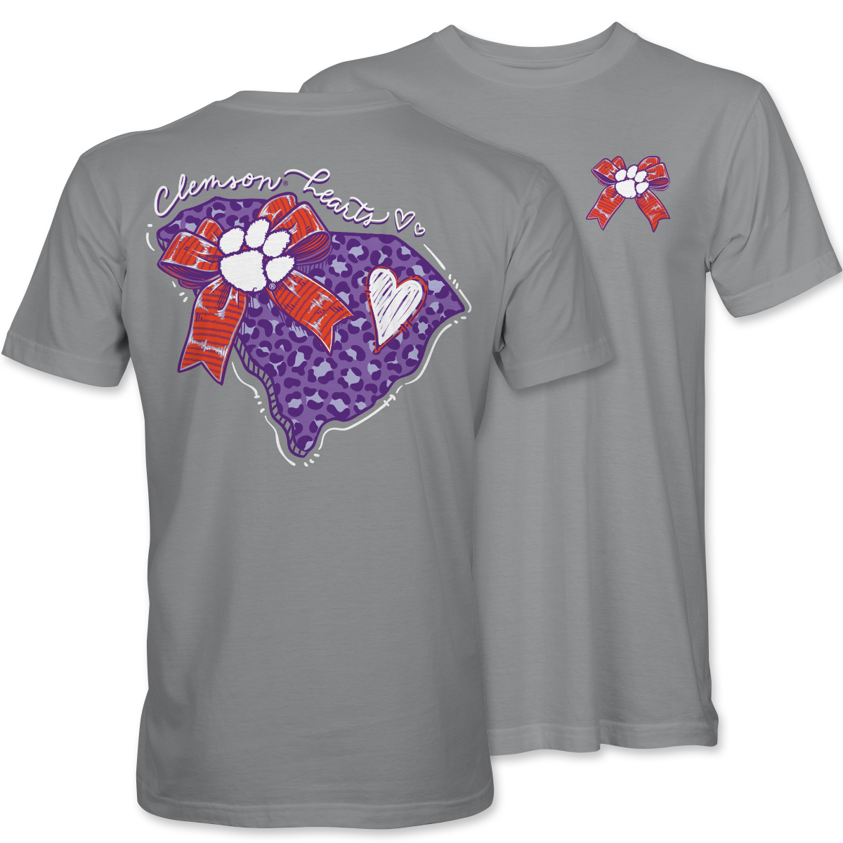Clemson Hearts Tigers Tee