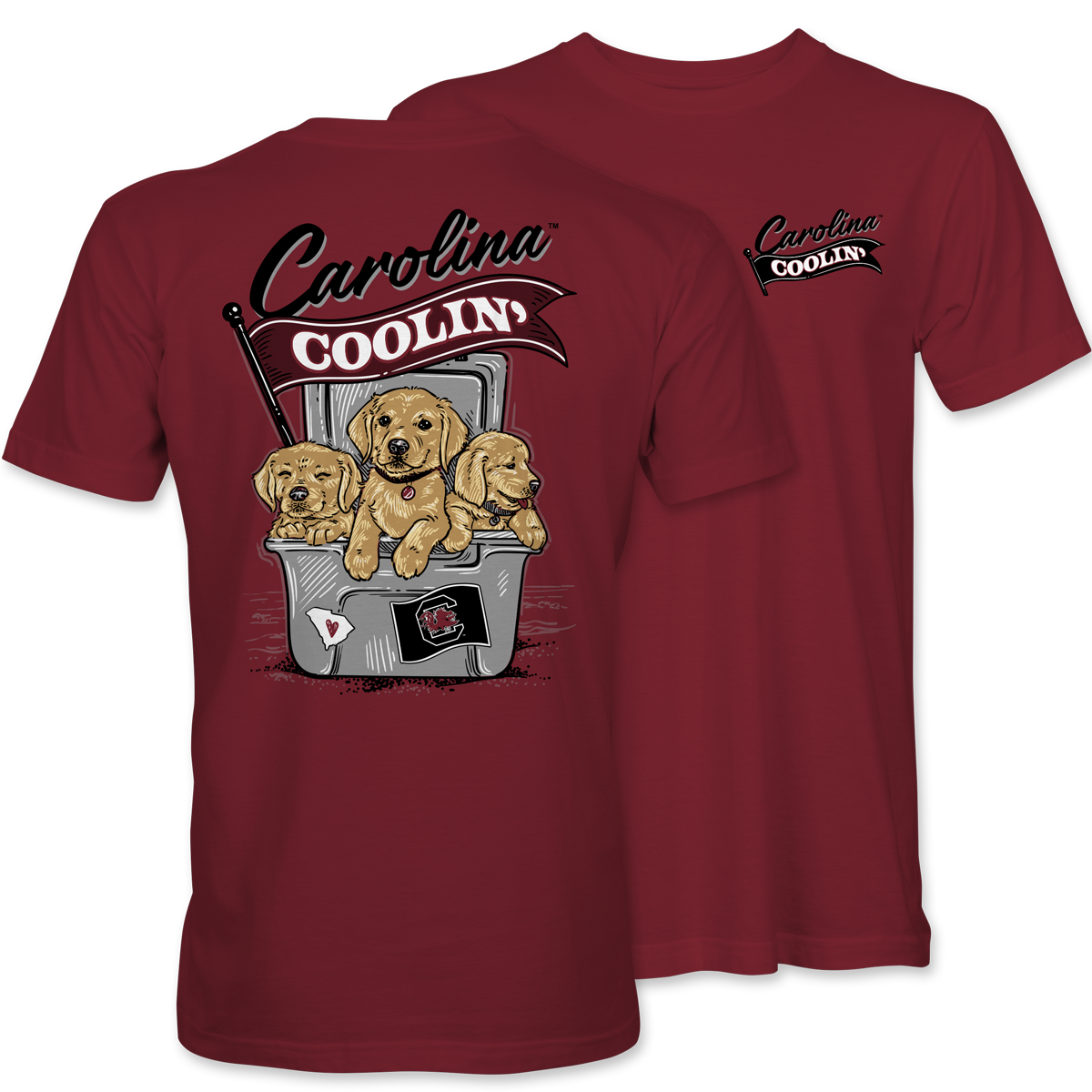 Carolina Coolin’ Gamecock Pups Tee