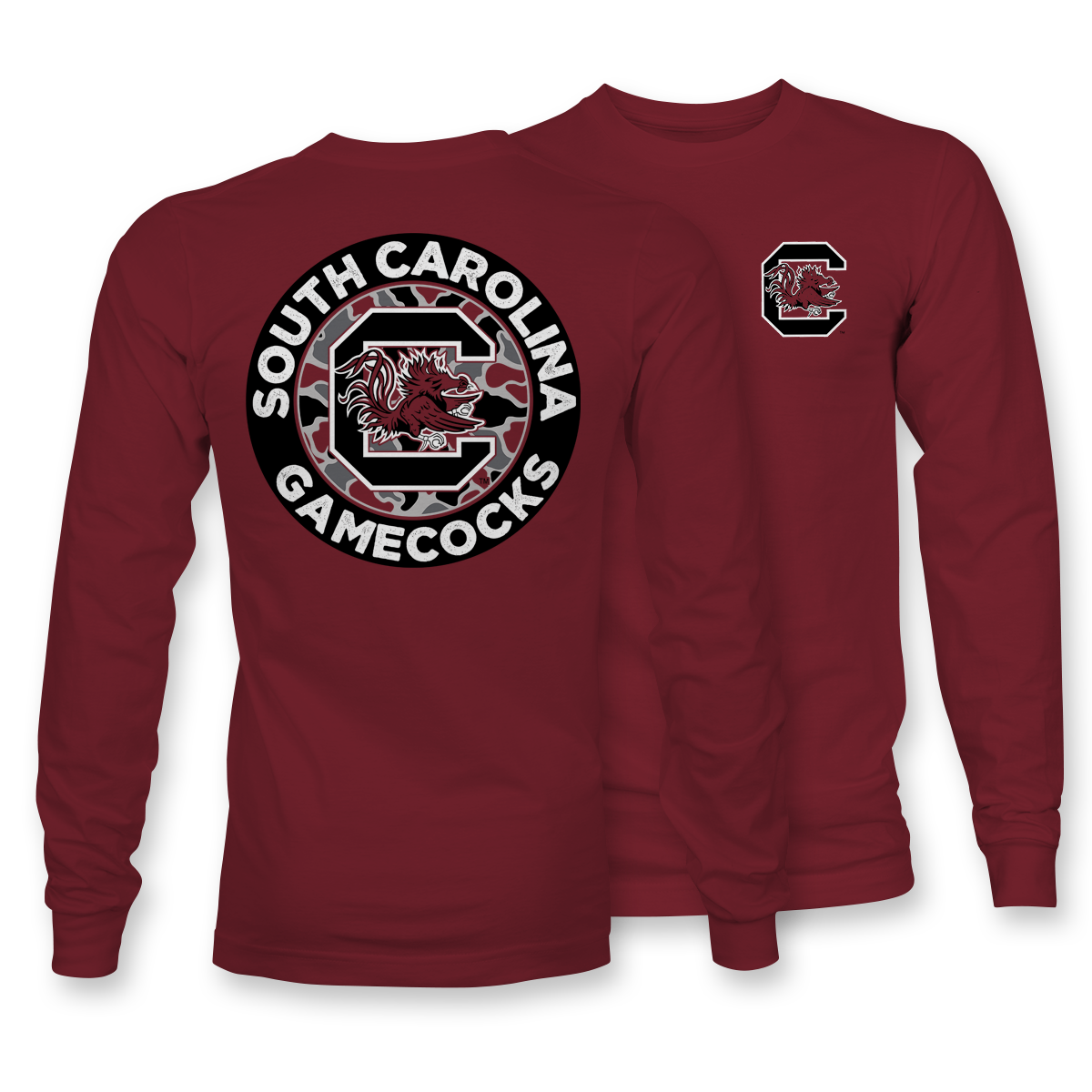 Duck Camo Circle USC LONG SLEEVE
