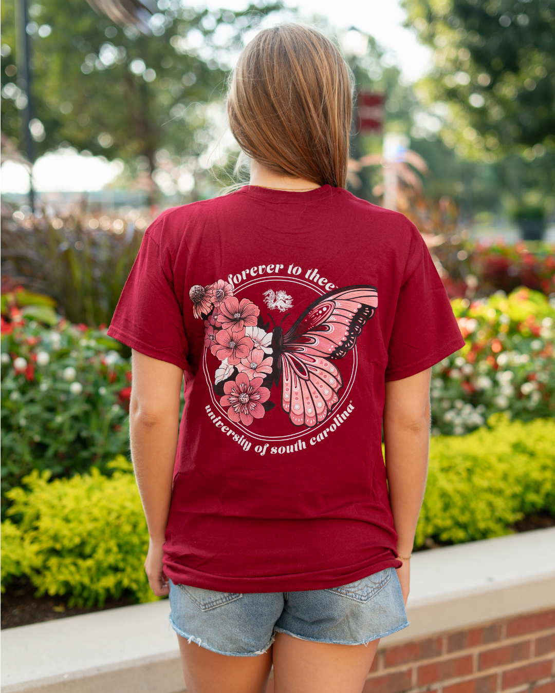 Forever to Thee Butterfly T-Shirt – University of South Carolina