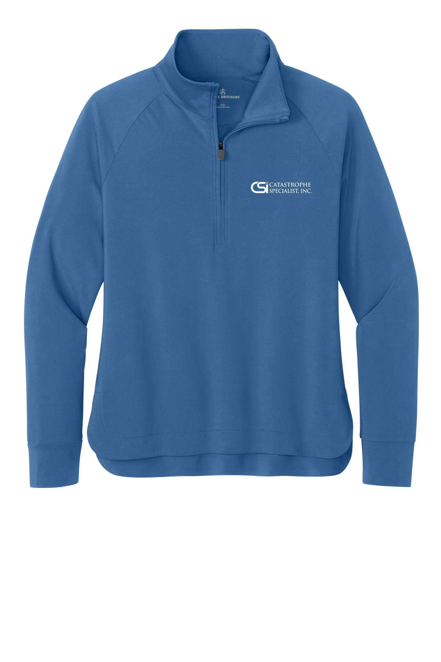 CSI Catastrophe Specialist, Inc Brooks Brothers® Women’s Luxe Performance 1/4-Zip - Blue