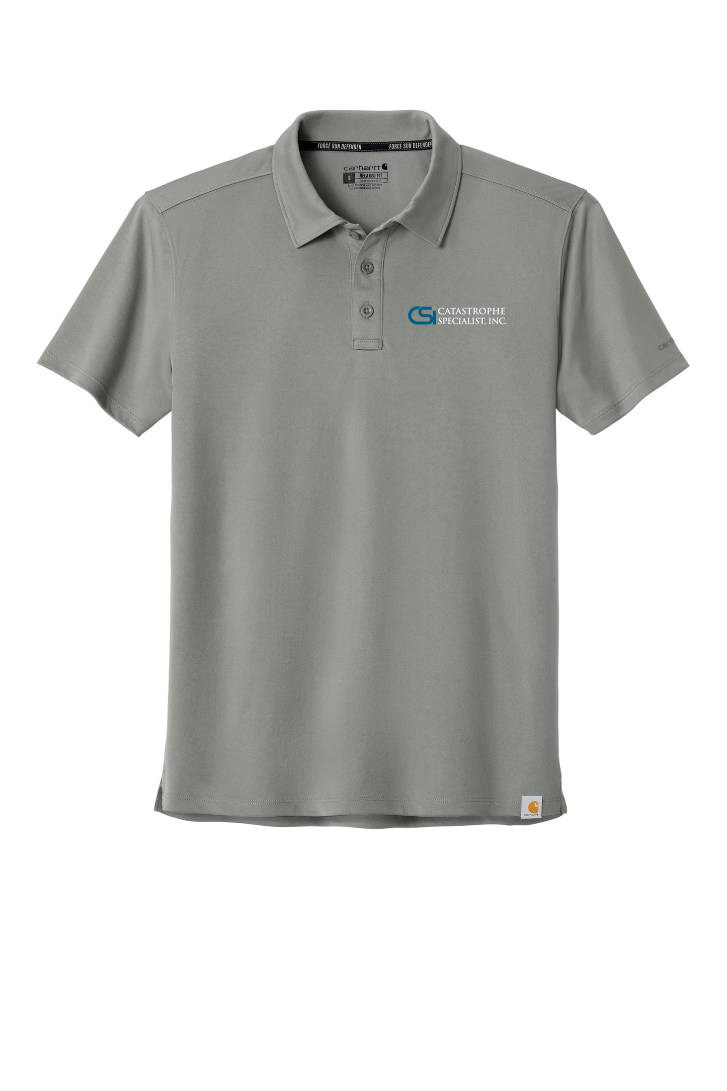 CSI Catastrophe Specialist, Inc Carhartt Force® Sun Defender™ Polo - Grey