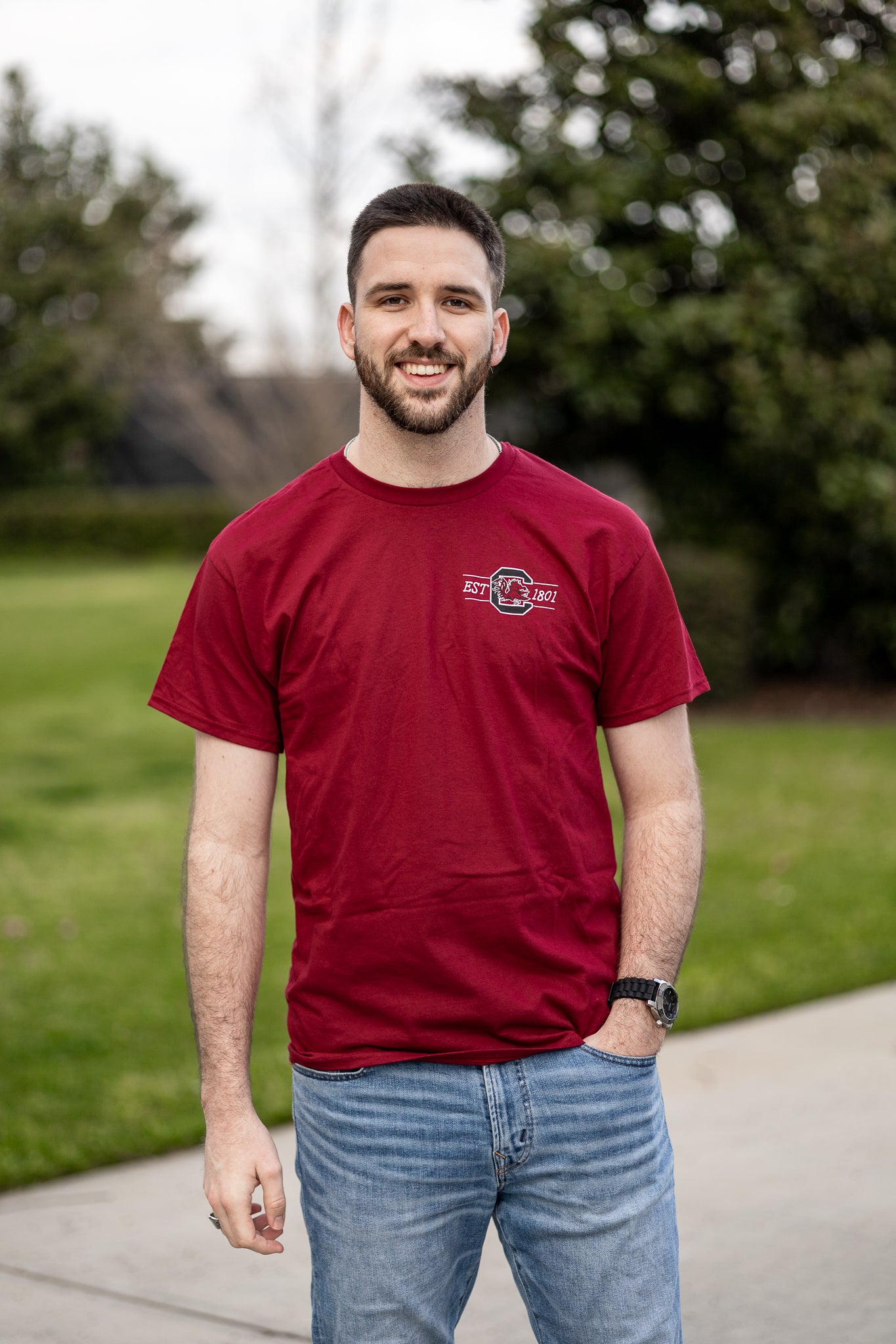 Gamecocks Bandana Lab T-Shirt – Garnet