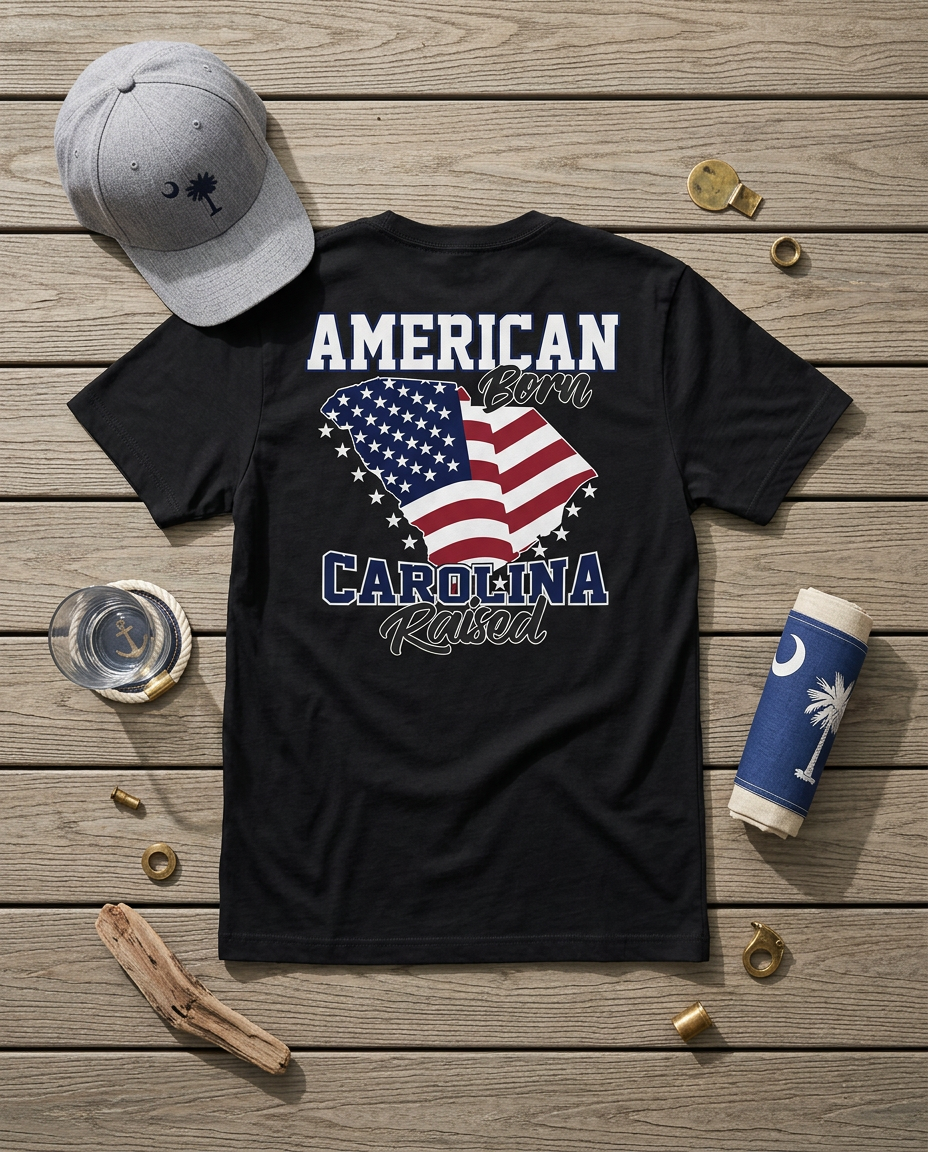 American Born – Carolina Raised Tee