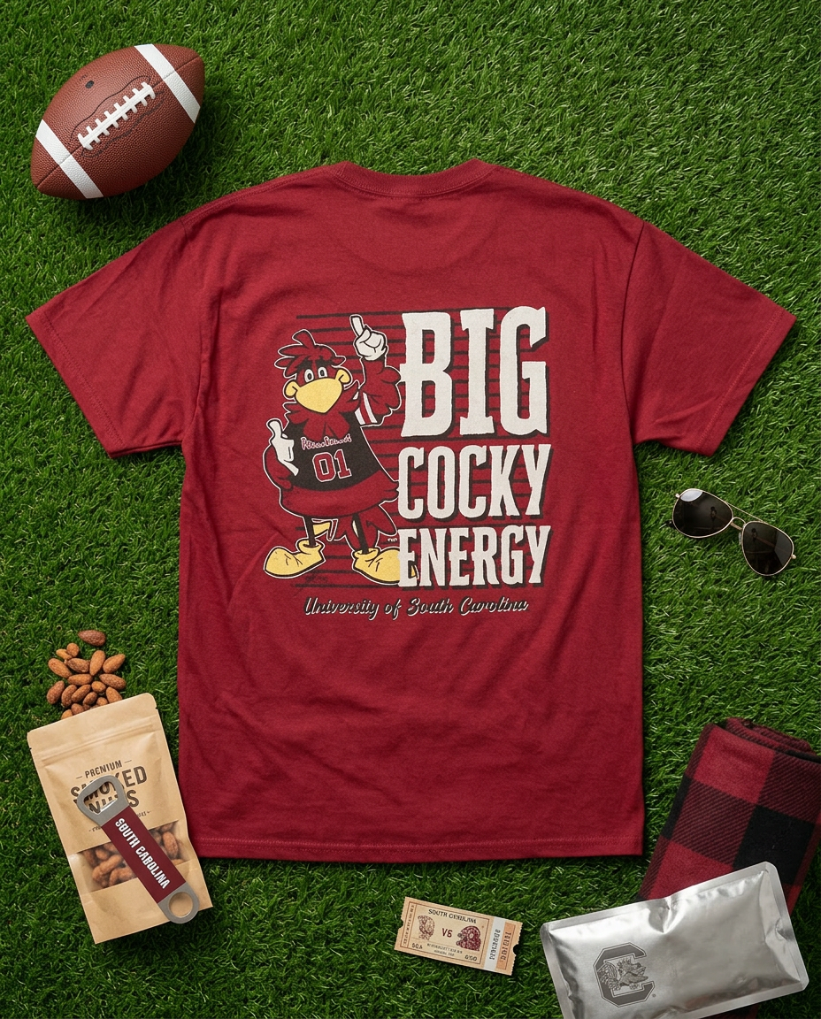 Big Cocky Energy – University of South Carolina T-Shirt (Garnet)