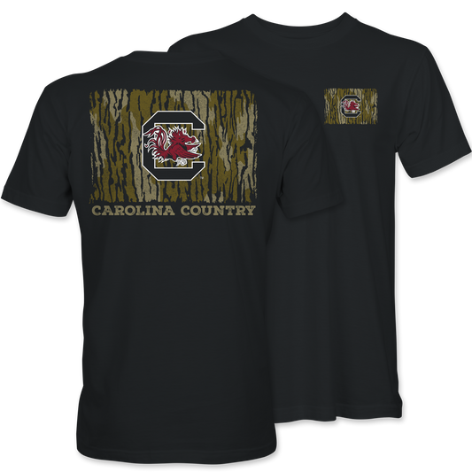 Carolina Country Camo Flag T-Shirt - Black
