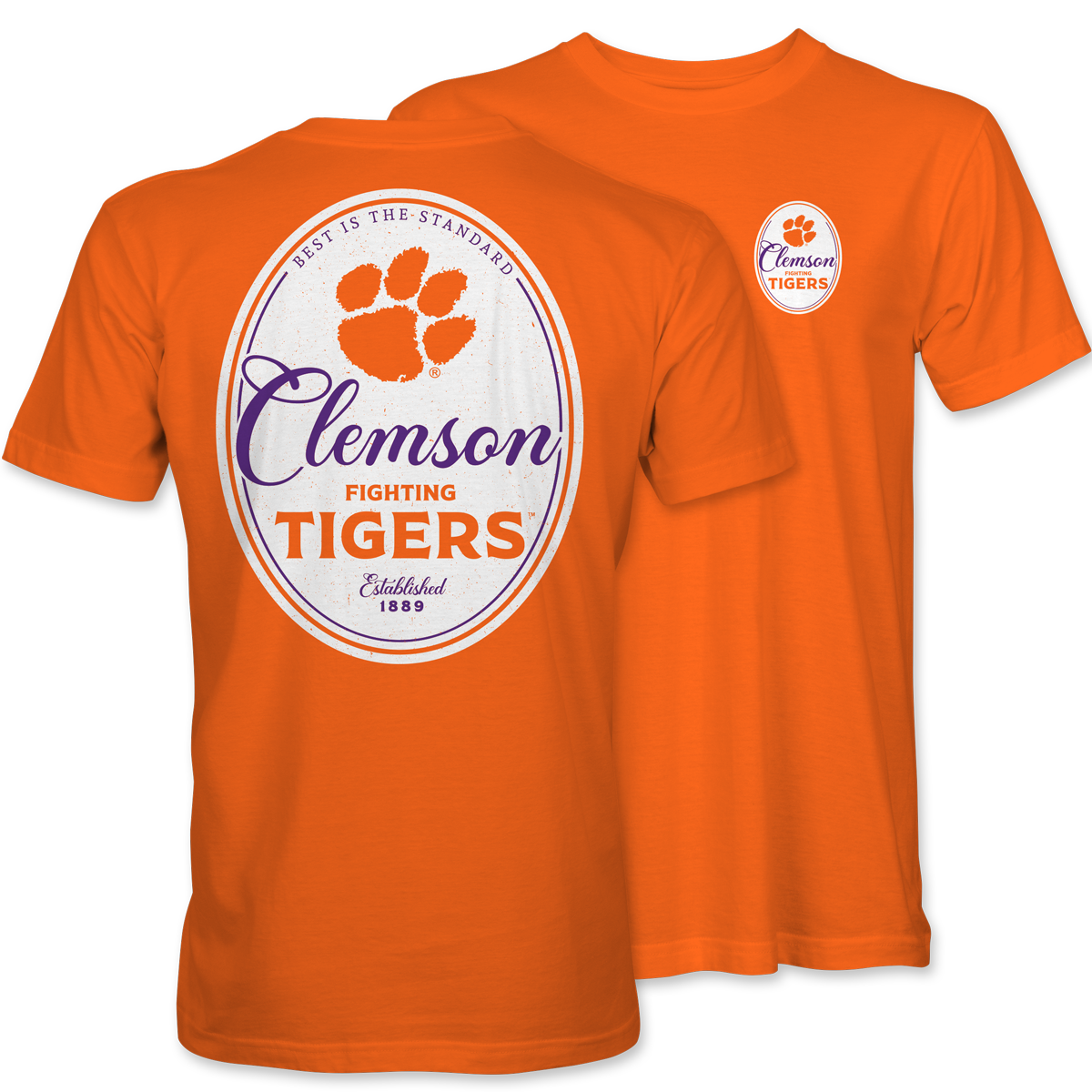 Clemson Fighting Tigers T-Shirt – Orange