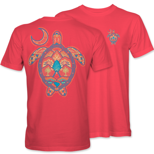 Carolina Girl Turtle - Coral