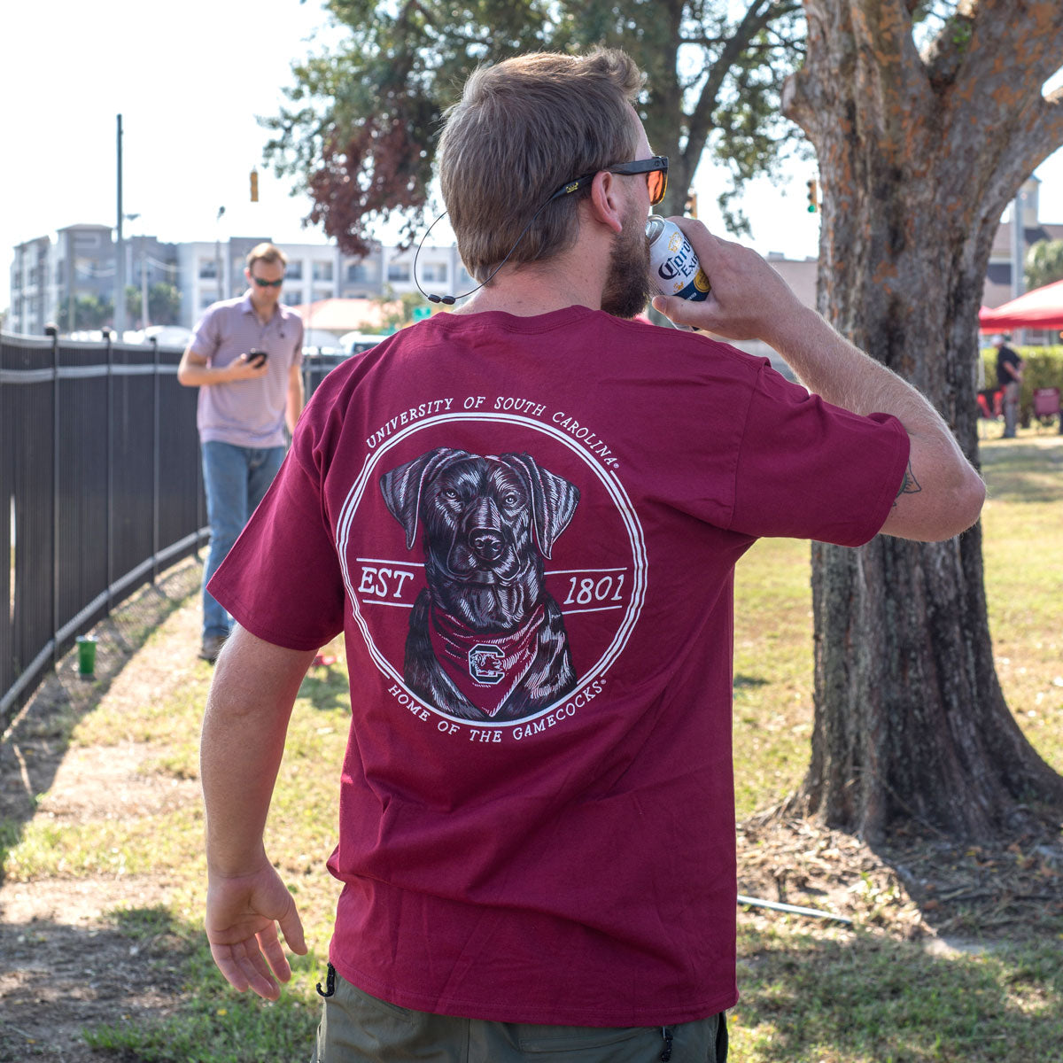 Gamecocks Bandana Lab T-Shirt – Garnet