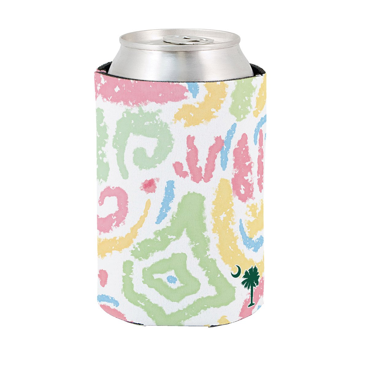 Palmetto Watercolor Reversible Koozie