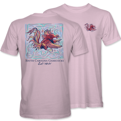 Watercolor Gamecock Tee