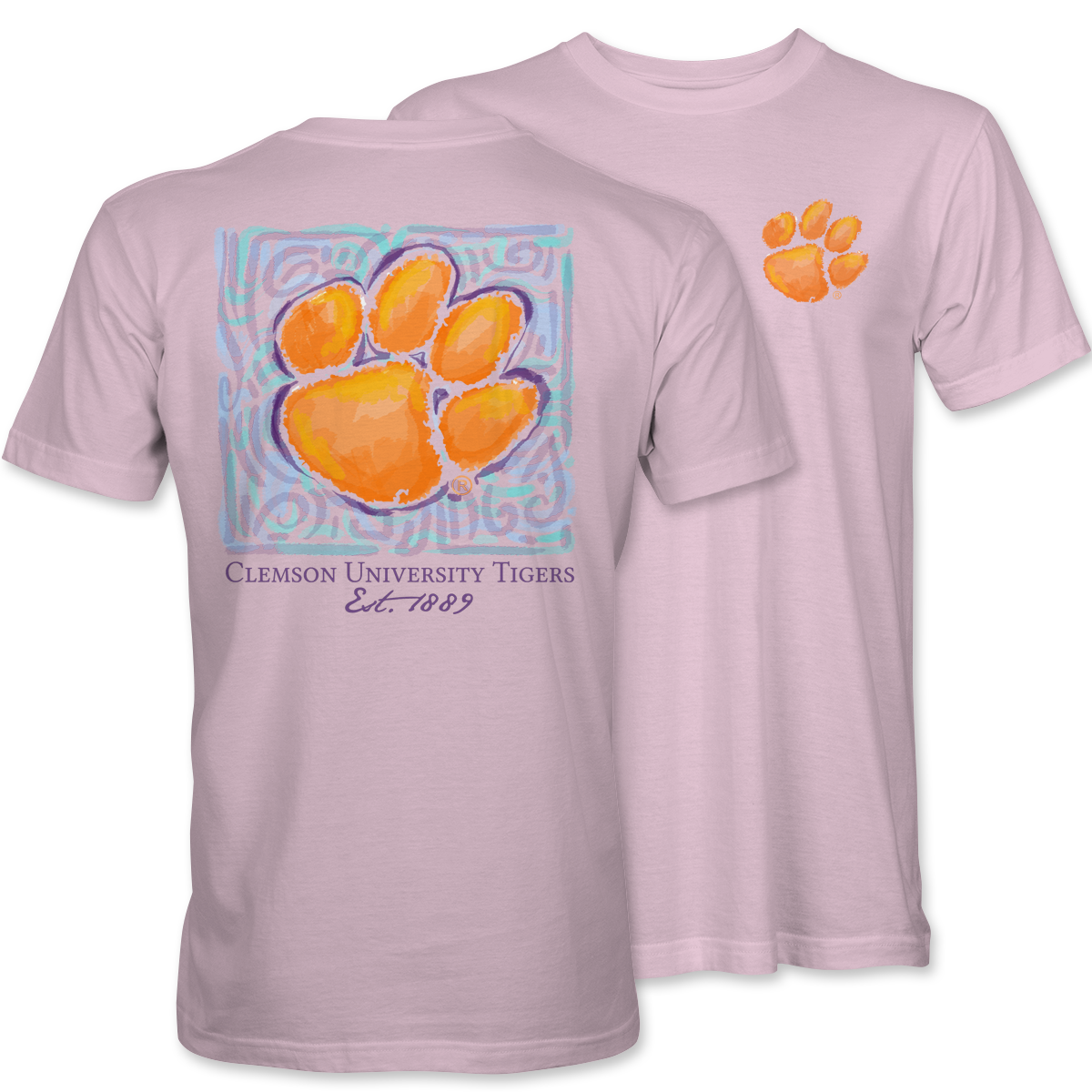 Watercolor Tiger Paw Tee