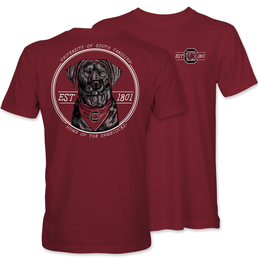 Gamecocks Bandana Lab T-Shirt – Garnet