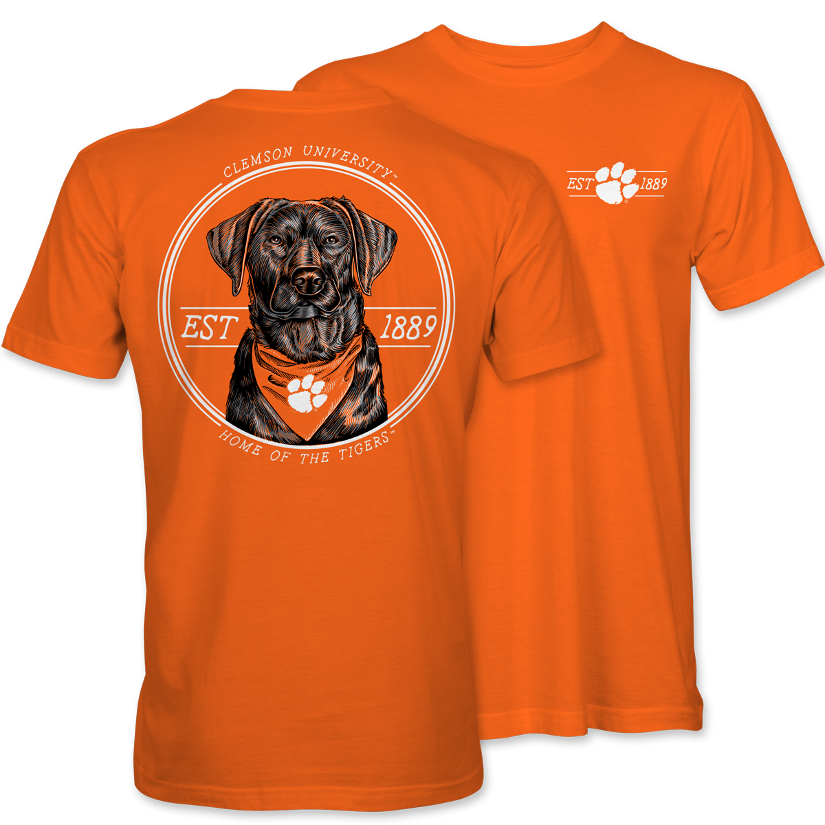 Tigers Bandana Lab T-Shirt – Orange