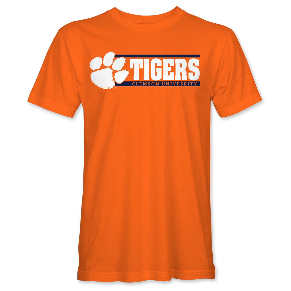 Clemson Tigers 2-Bar Logo T-Shirt – Orange