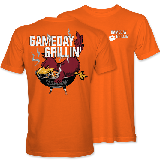 Clemson Gameday Grillin’ T-Shirt – Orange