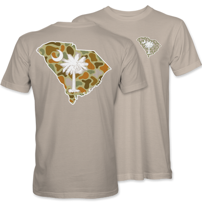 Duck Camo Palmetto State T-Shirt – Sand