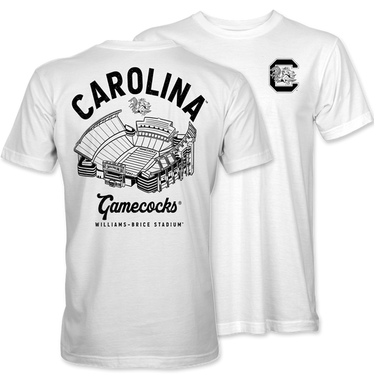 Carolina Gamecocks Stadium Tee – White
