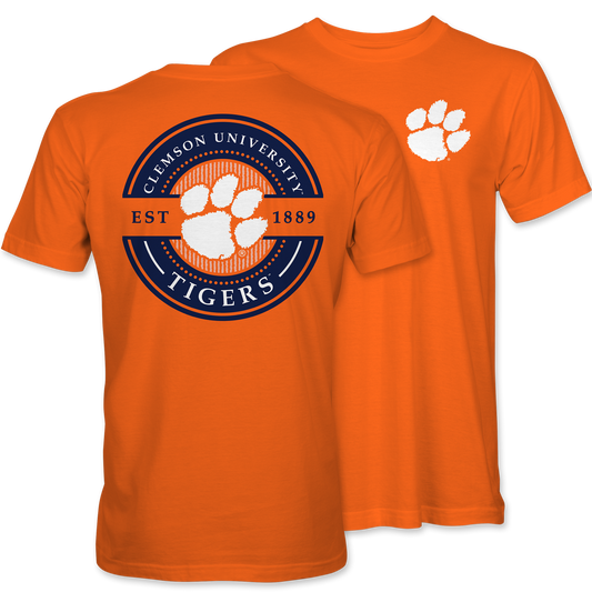 Clemson Circle Seal T-Shirt – Palmetto Shirt Co. | Orange