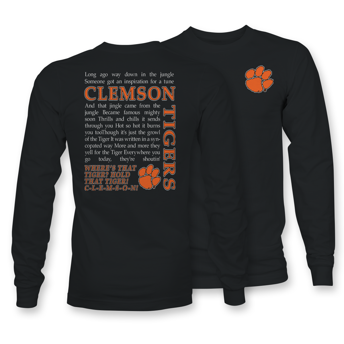 Tiger Fight Song CLE - LONG SLEEVE