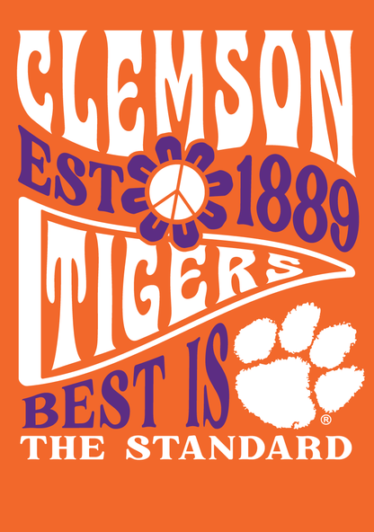 Clemson Best Is the Standard T-Shirt – Orange