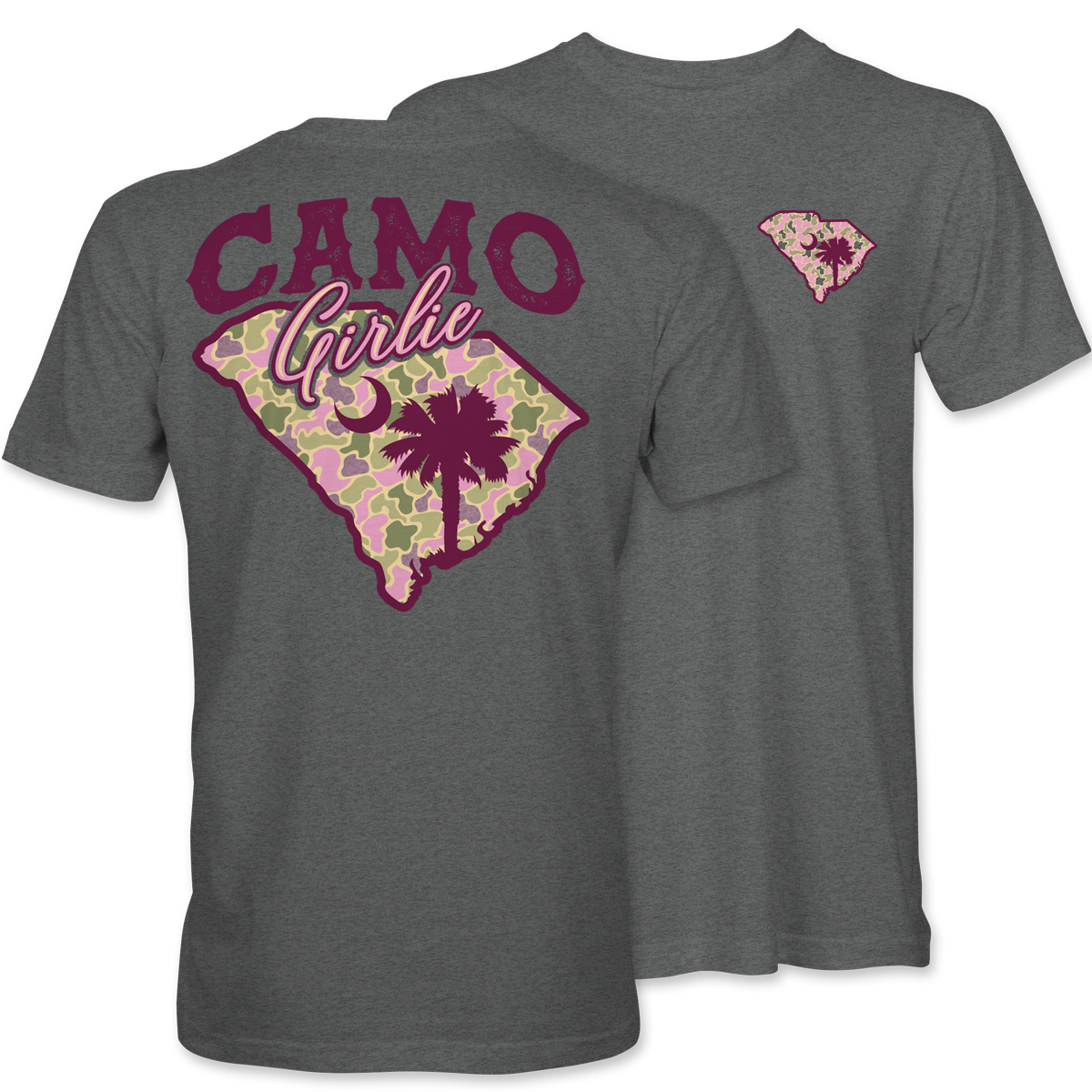 Camo Girlie South Carolina Tee