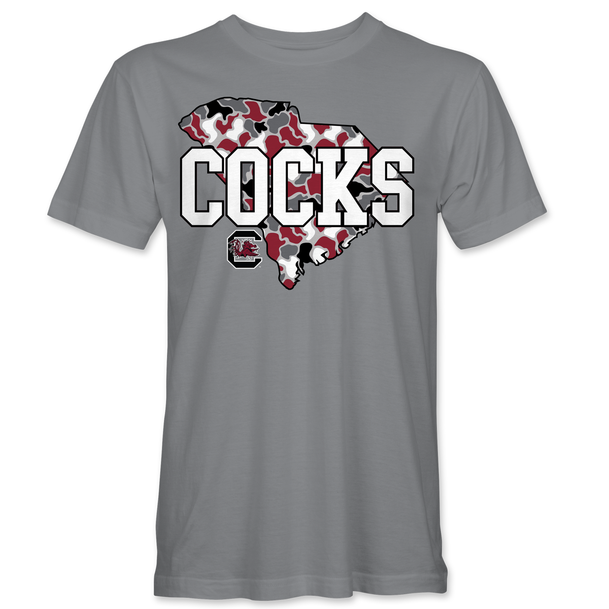 Cocks Duck Camo State T-Shirt – Gravel