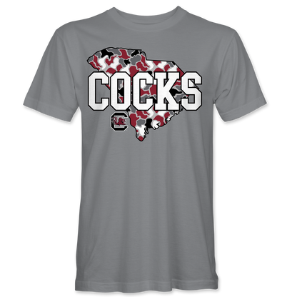 Cocks Duck Camo State T-Shirt – Gravel