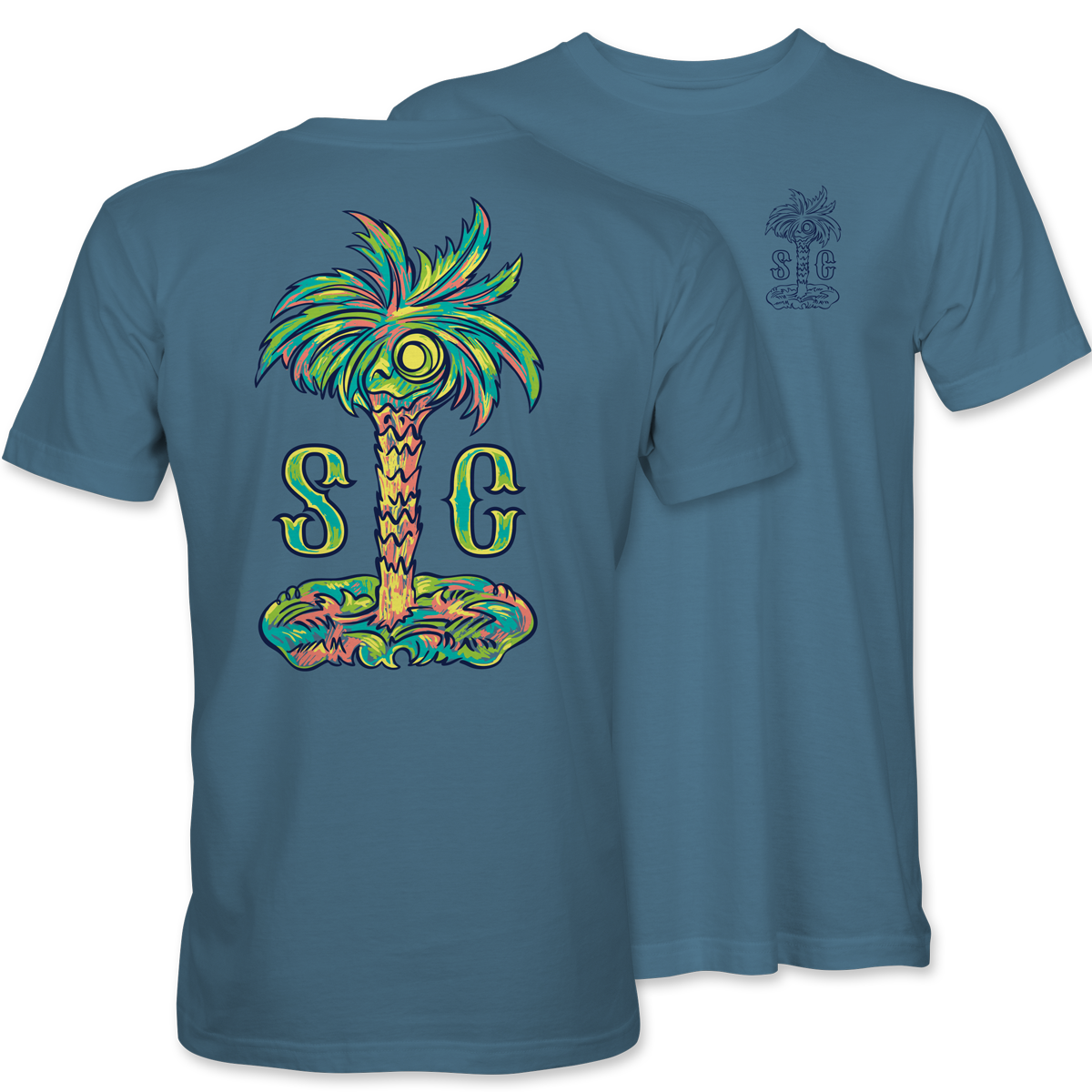 South Carolina Engraved Palmetto Tee