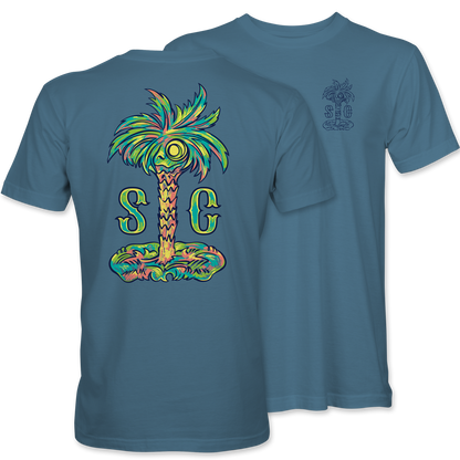 South Carolina Engraved Palmetto Tee