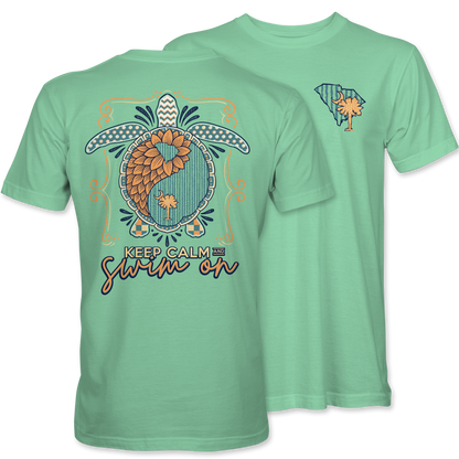 South Carolina Turtle Yin Yang Tee