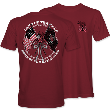 Land of the Free – Home of the Gamecocks Tee