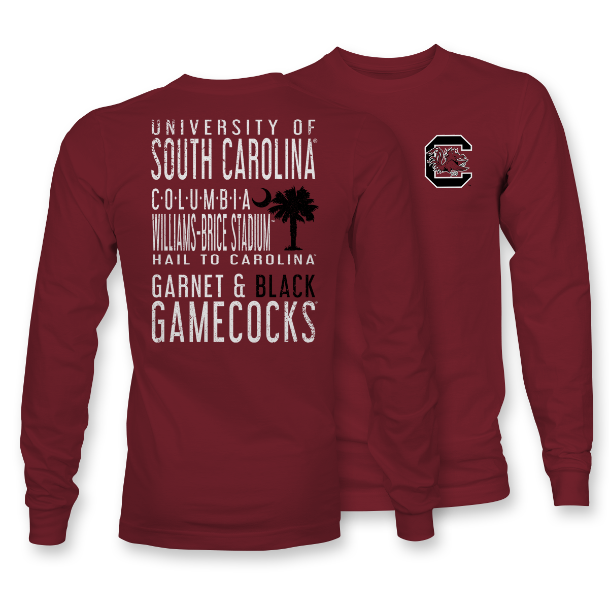 Vintage Word Art USC LONG SLEEVE
