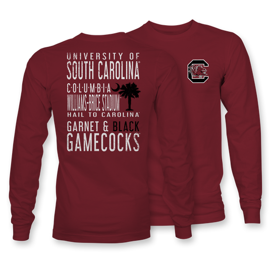 Vintage Word Art USC LONG SLEEVE