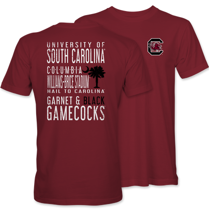 Garnet & Black Gamecocks Tee
