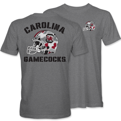 Carolina Gamecocks Camo Helmet Tee