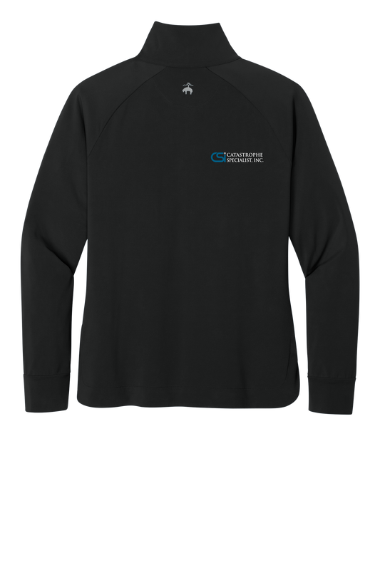 CSI Catastrophe Specialist, Inc Brooks Brothers® Women’s Luxe Performance 1/4-Zip - Black