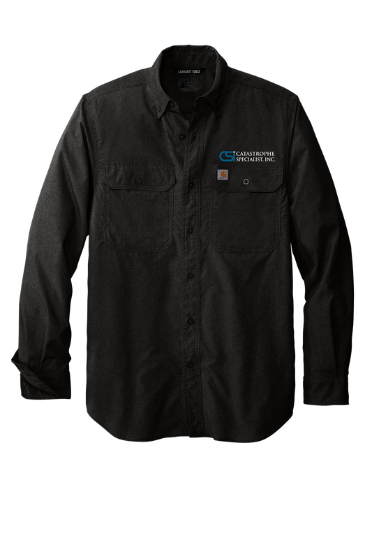 CSI Catastrophe Specialist, Inc Carhartt Force® Solid Long Sleeve Shirt - Black