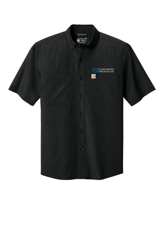 CSI Catastrophe Specialist, Inc Carhartt Force® Sun Defender™ Short Sleeve Shirt - Black