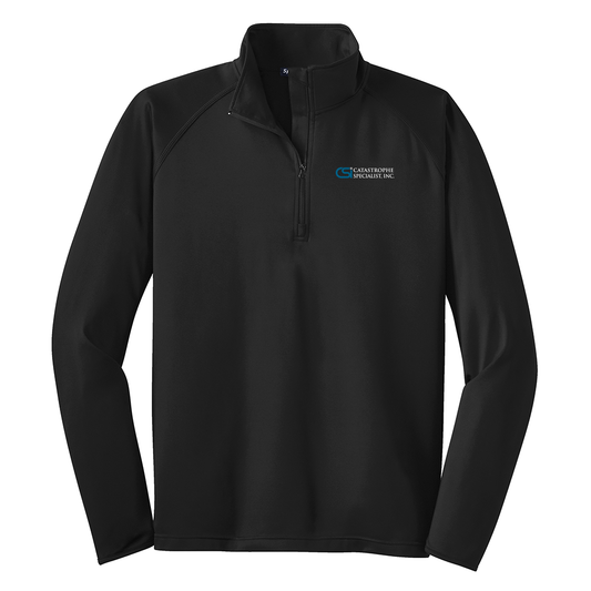 CSI Catastrophe Specialist, Inc Sport-Wick Stretch 1/4-Zip Pullover - Black