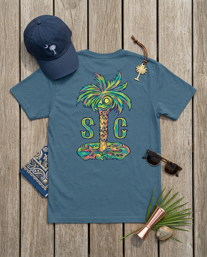 South Carolina Engraved Palmetto Tee